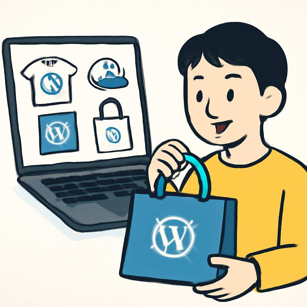 Browse the New Mercantile Swag Storeで最新WordPressグッズを手軽にゲット！